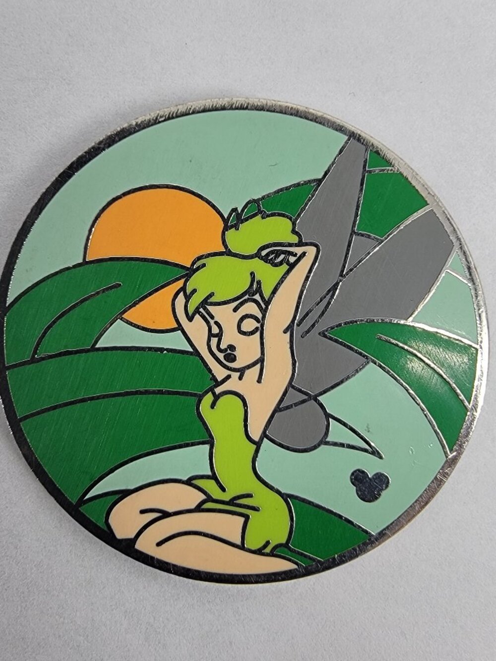 DISNEY Pin Trading ~ Cast Lanyard ~ Tinkerbell Morning ~ Hidden Mickey ~2010~P09